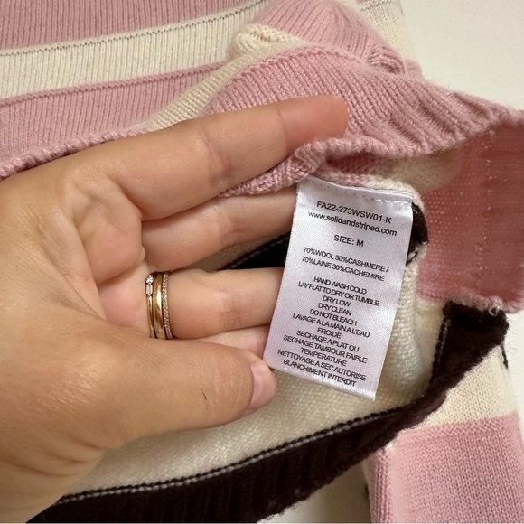 Solid & Striped June Cropped Sweater Size Medium - Picture 5 of 10